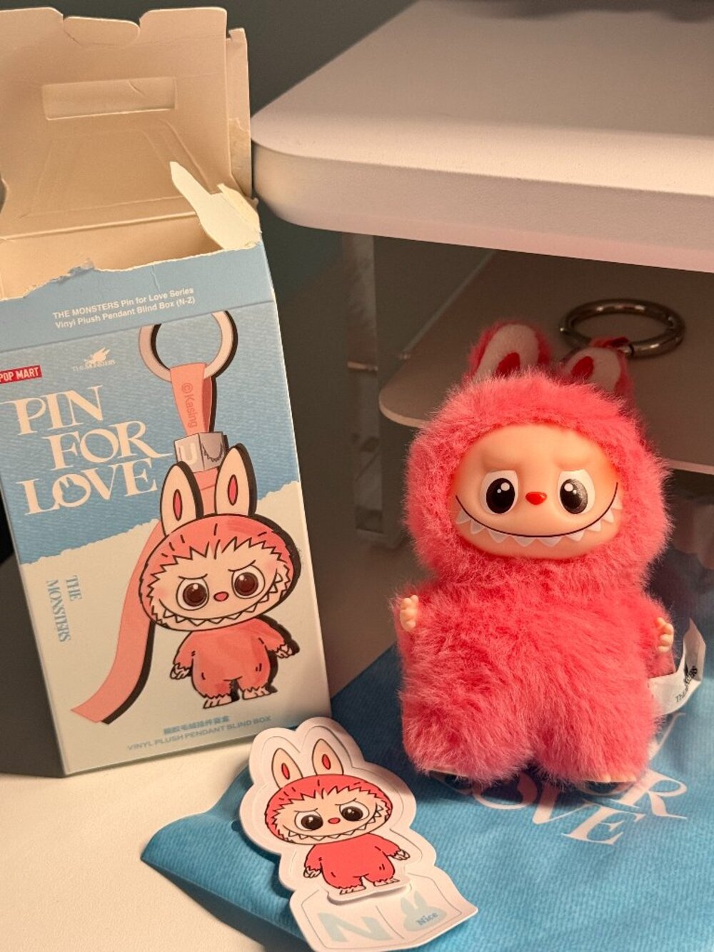 Labubu Keychain - Pink